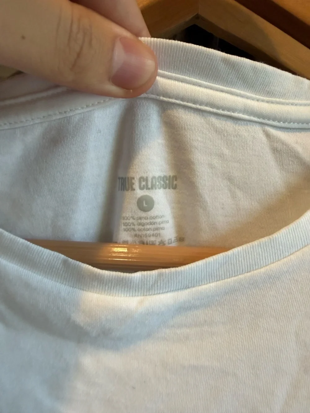 TRUE CLASSIC MENS PREMIUM COTTON T SHIRT SIZE L X3